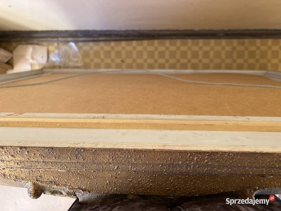 Ogromne kryształowe lustro w rzeźbionej ramie Lustra