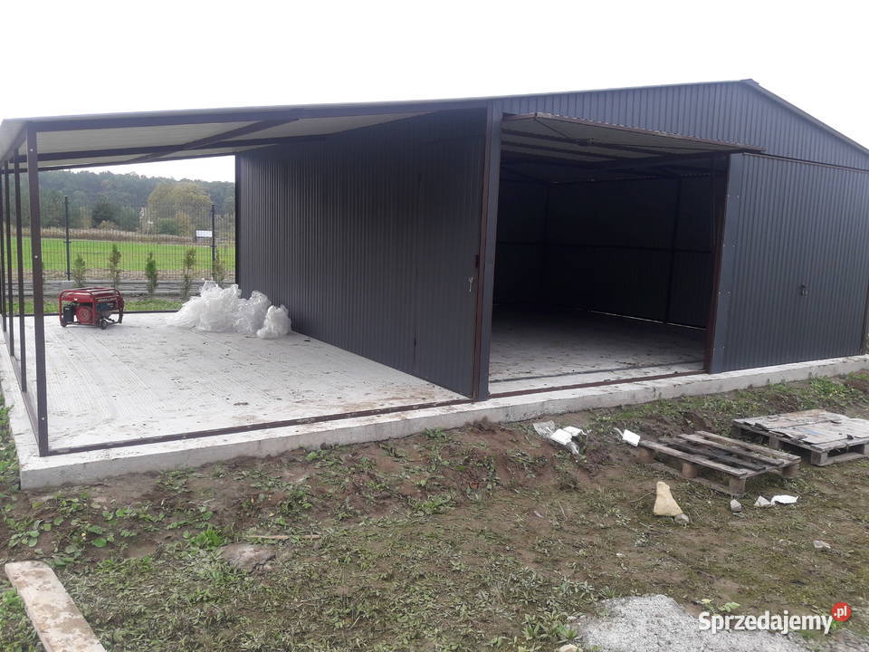 Wiata Garażowa Zadaszenie na maszyny rolnicze
