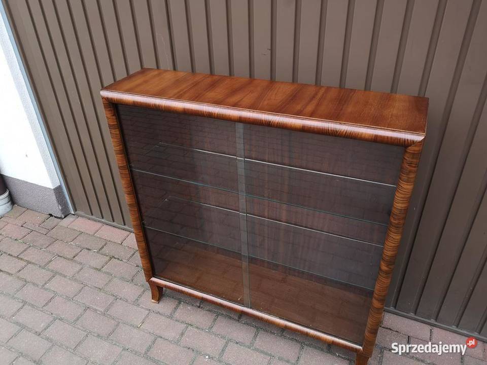 Witryna Serwantka ARTDECO Orzech Stara Antyk Swarzędz