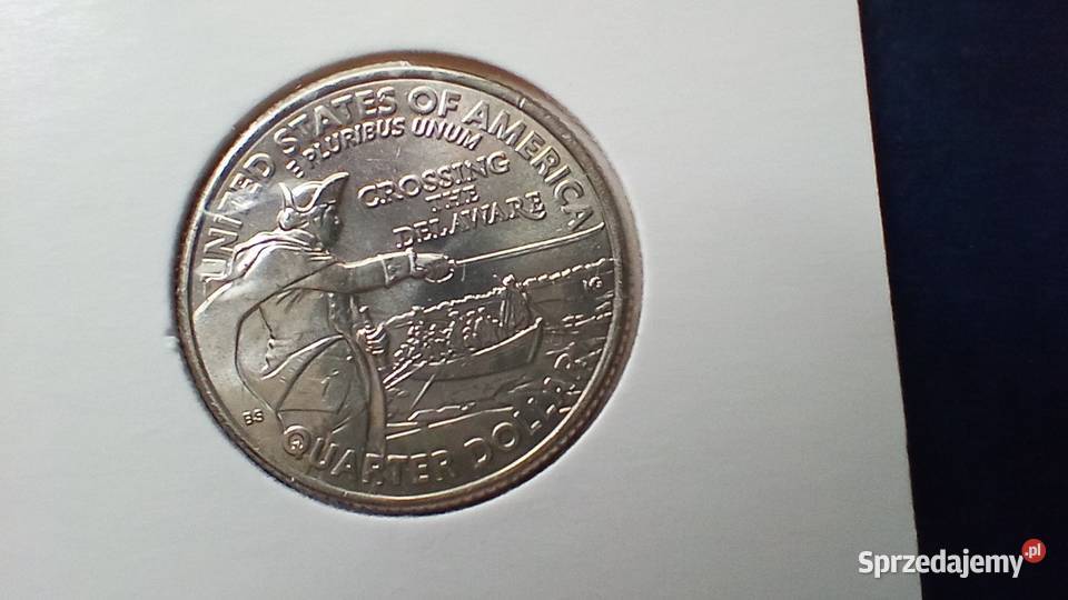Stare monety 14 dolar 2021 D Delaware USA Lesko