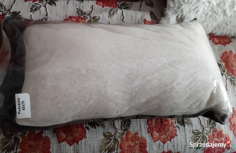 Wełniana kołdra i poduszka firmy Woolmark Sosnowiec