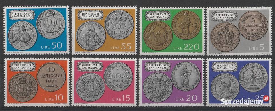 SAN MARINO MONETY CZYSTE Łódź