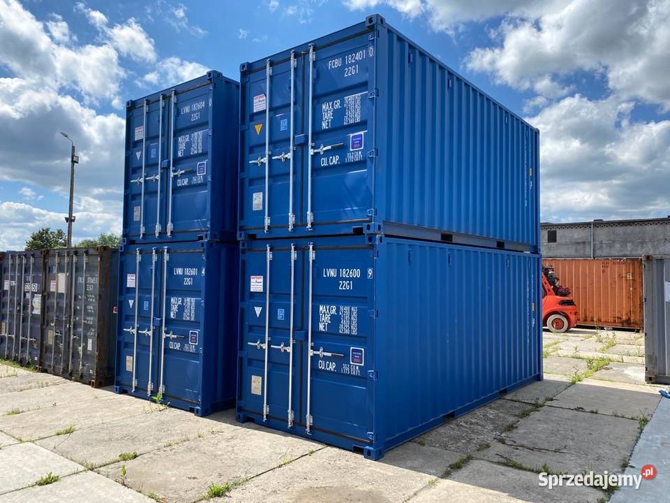 Sprzedam kontener morski RAL 5010 20dv ONE WAY