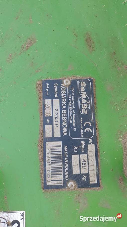 Kosiarka Samasz Z 0101H Tykocin