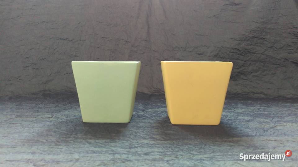 Osłonki doniczki Pojemniki kwadratowe Wiosna