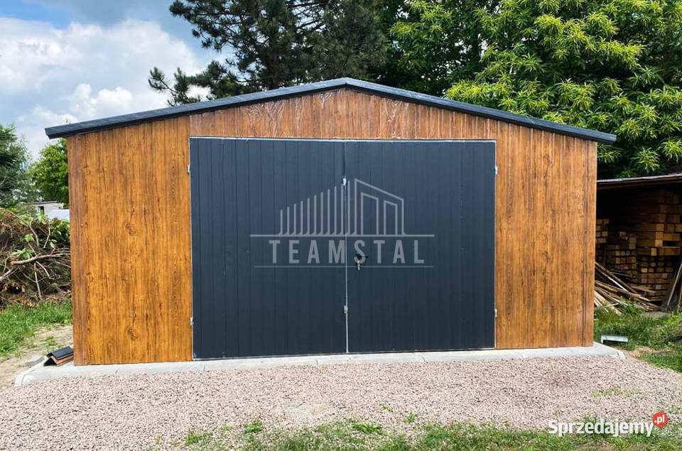 Wolnostojący Garaż Blaszany 5x7 Brama Sprzedaż Sprzedaż