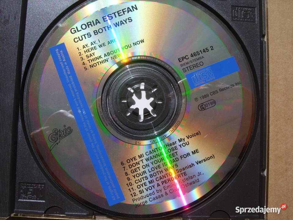 Płyta CD POP GLORIA ESTEFANCUTS BOTH WAYS 1989 R 1 płyta Płyty i kasety Wołów