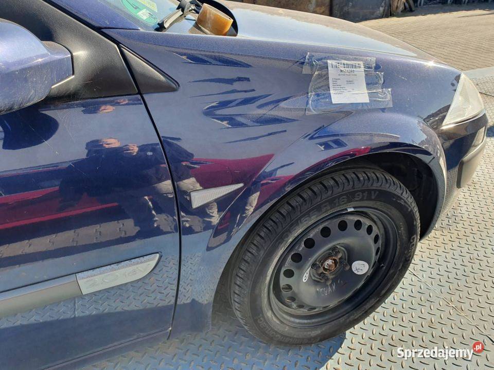 BŁOTNIK PRAWY PRZÓD RENAULT MEGANE II TEF43 Lipno sprzedam