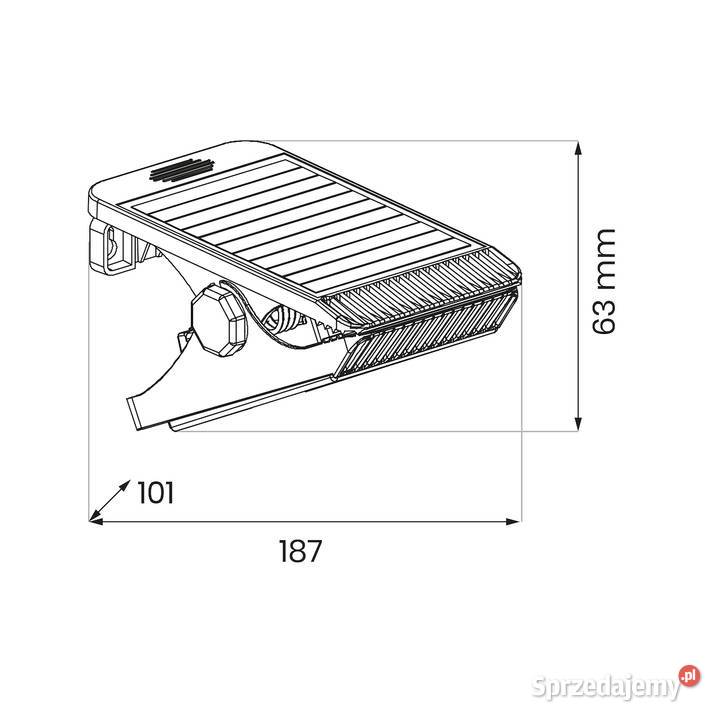 Lampa Solarna Clips 4W 4000K IP44 Starokrzepice