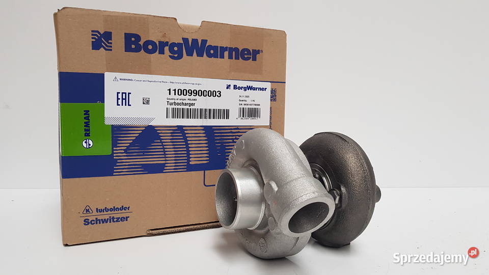 Turbosprężarka BorgWarner KKK Oryginal Reman mazowieckie Siedlce