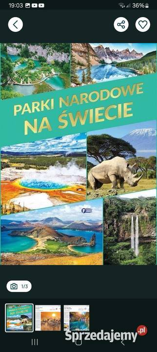 Parki narodowe na świecie Rok wydania 2020 śląskie Siemianowice Śląskie