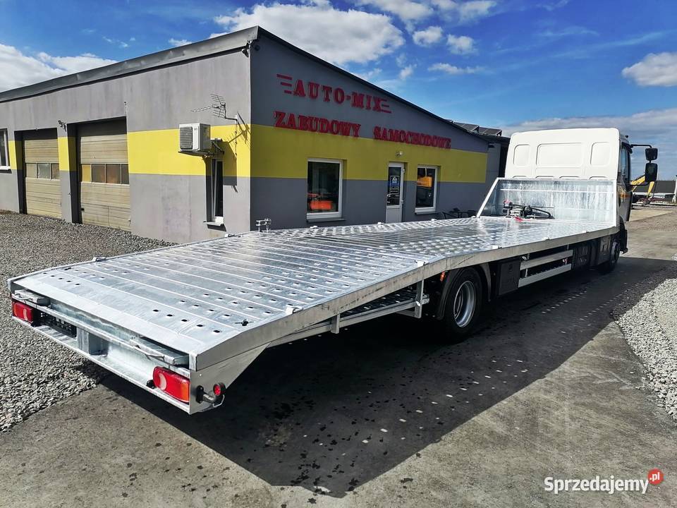 MERCEDES MAN auto laweta DMC 12T nowy najazd Strachosław sprzedam