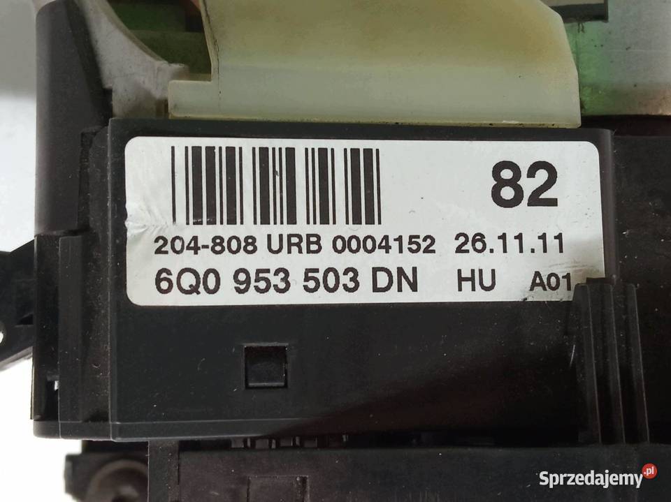 PRZEŁĄCZNIK ZESPOLONY 6Q0953503DN 6Q0959653B Panele sterowania, przełączniki świętokrzyskie