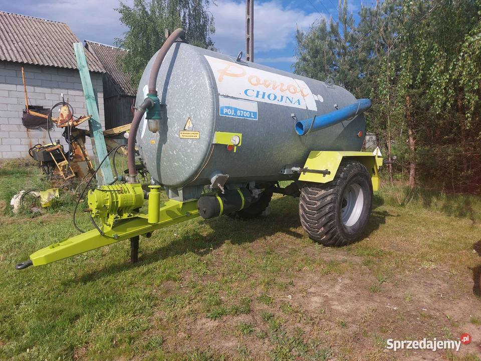 Beczkowóz POMOT Chojna 6700l nieuszkodzony Ostrołęka
