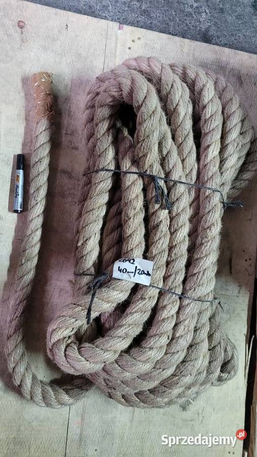 Linapowróz sznurek linka jutowa lina zeglarska Rzeszotary