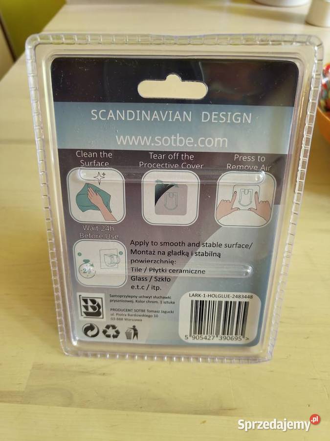 Uchwyt na słuchawkę prysznic przyklejany Łódź