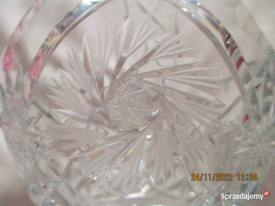 Kryształowy koszyk ze szlifem Warszawa