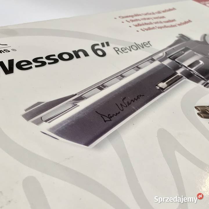 Dan Wesson 6 ASG wiatrówka CO2 45 mm BB srebrna Sporty strzeleckie i myślistwo