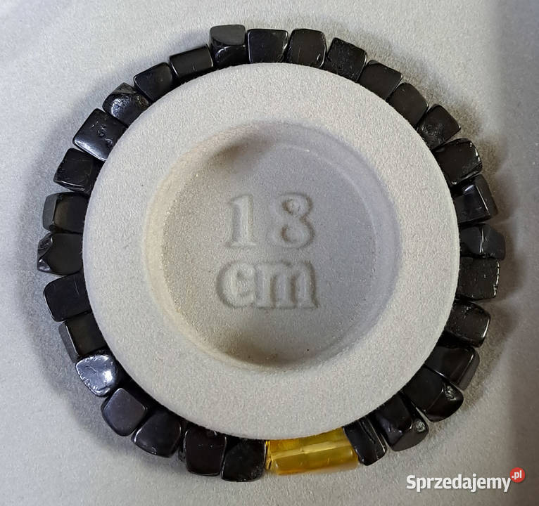 Bransoletka z bursztynu BURSZTYN bałtycki kostki