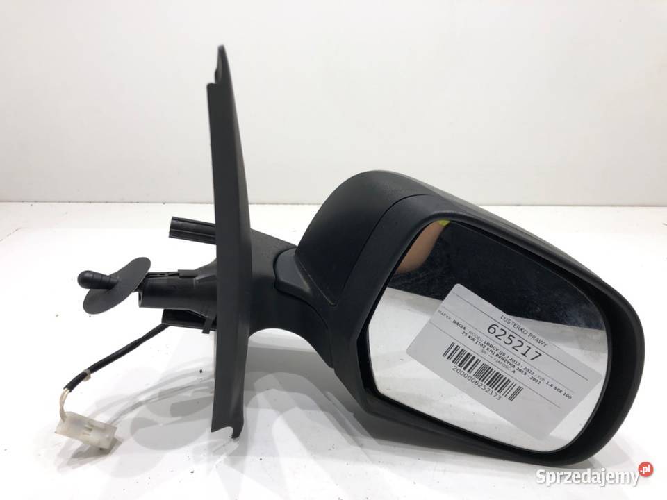 LUSTERKO PRAWY DACIA LODGY Minivan ZEWNĘTRZNE