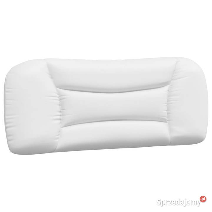 Rama łóżka z LED biała sztuczna skóra 100x200 Łóżka Warszawa sprzedam