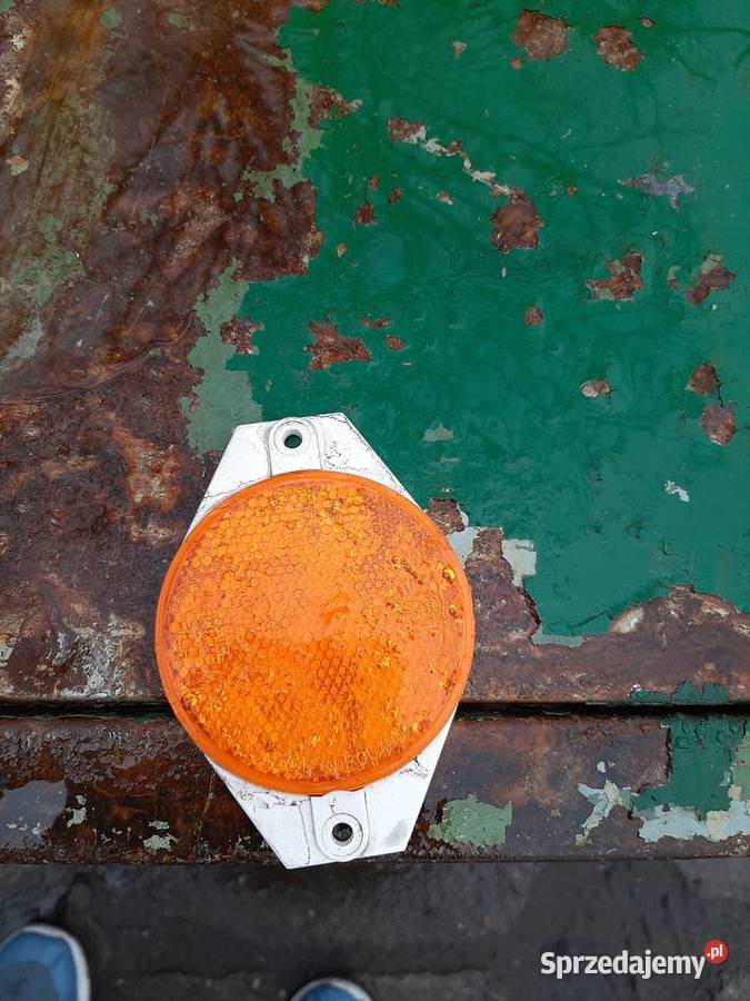 odblaski okragle i trojkaty PRL Szamotuły sprzedam