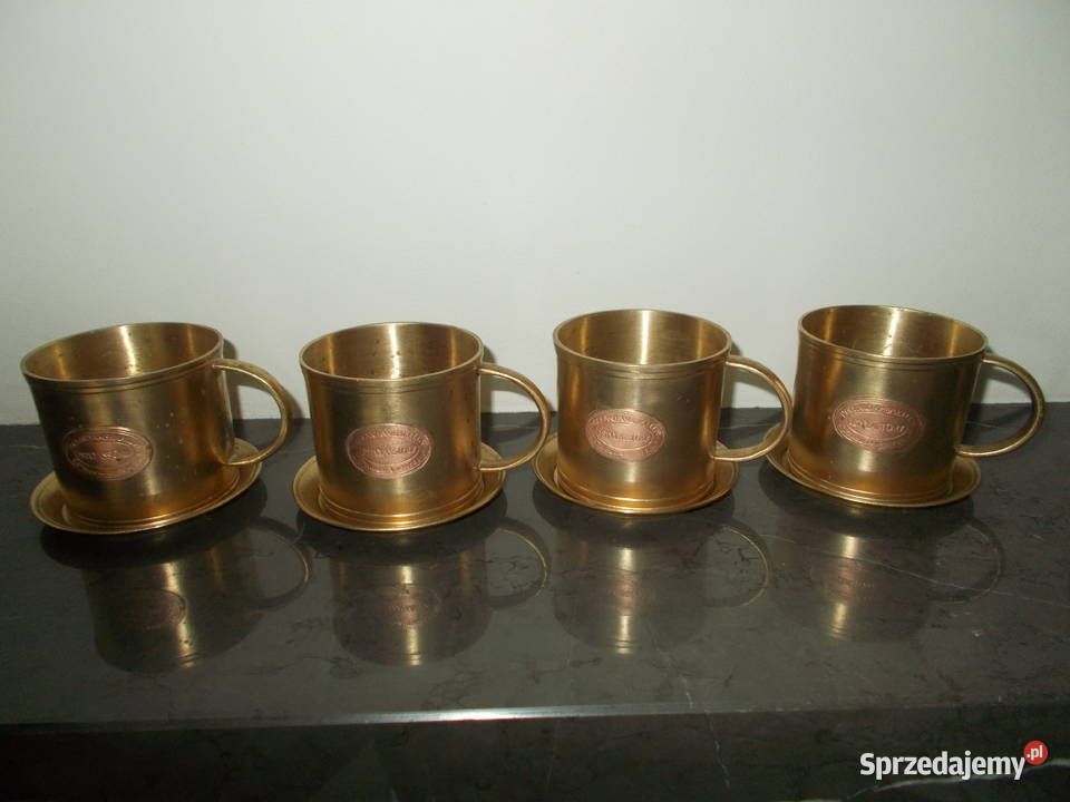 Stare holenderskie kubki ze spodkami Warszawa