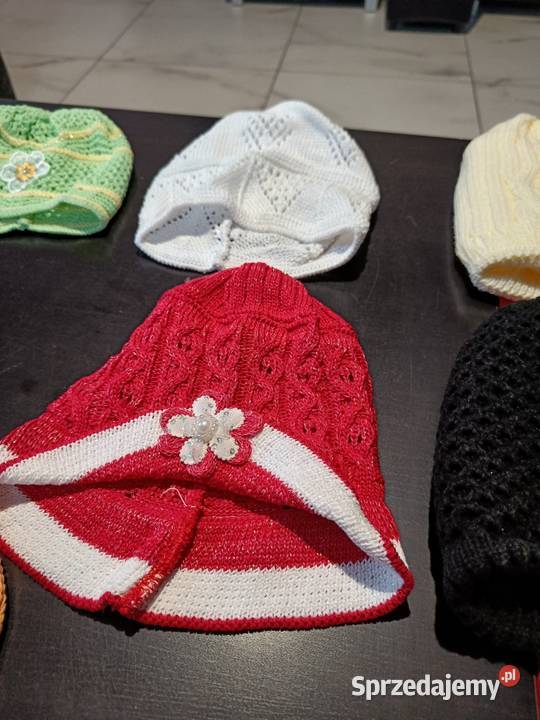Czapki dziecięce damskiemęskie hurt duże ilości