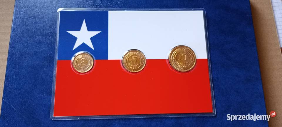 Stare monety Set 1970 Chile Numizmatyka Lesko