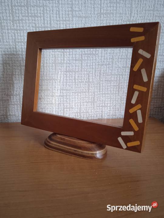 Drewniana ramka z szybką na zdjęcie Kraków sprzedam