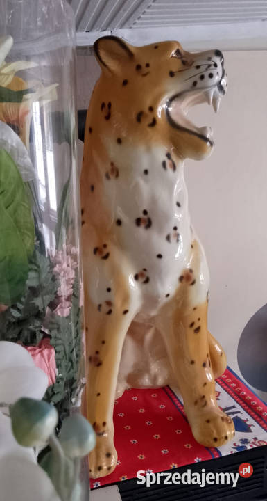 Duża Figurka Ceramigzna GEPARD 76