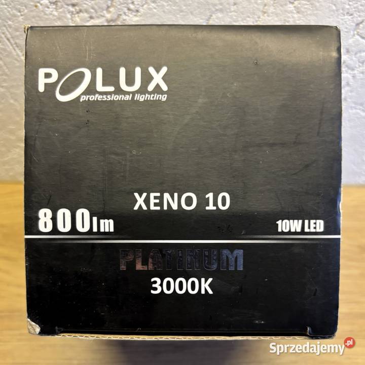 Reflektor sufitowy Polux Xeno czarnozłoty Szczecin sprzedam