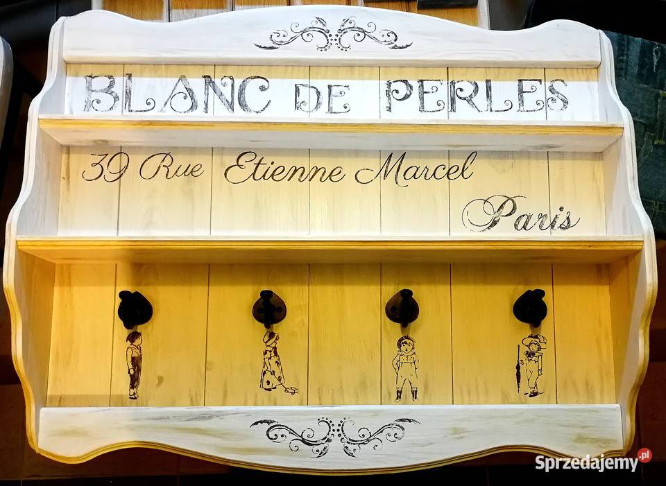 Wieszak prowansalski vintage rustykalny kuchenny Szafy, regały, półki Radków sprzedam