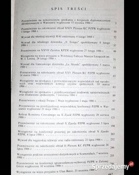 Przemówienia 198182 85 86 87 88 Wojciech Chełm