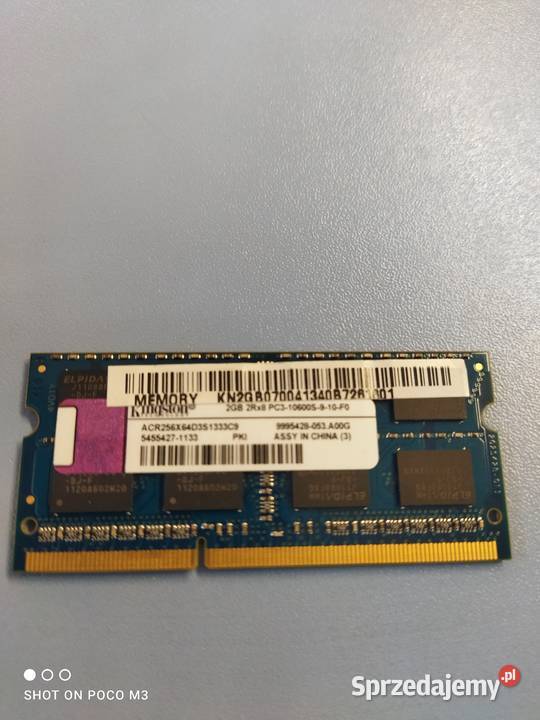 pamięć RAM 2gb Bolesławów sprzedam