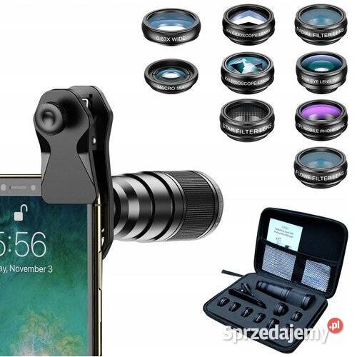 Zestaw obiektywów do smartfona APEXEL 22 OUTLET Myszków