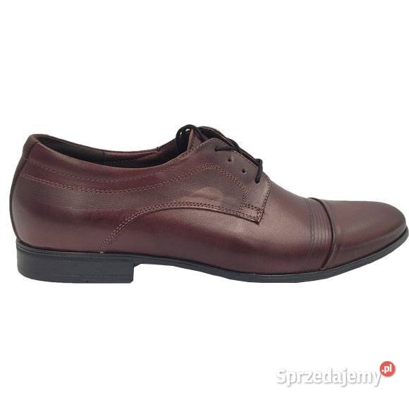 Brązowe Eleganckie Półbuty Męskie 40 45 27cm Kalwaria Zebrzydowska sprzedam