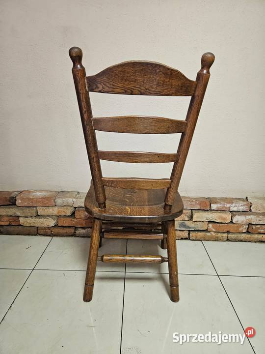 Krzesło drewniane śląskie Pszczyna