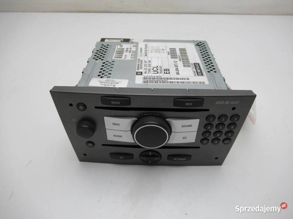 RADIO DVD 90 NAVI OPEL VECTRA C 13272817 0209 osobowe podkarpackie
