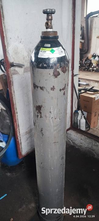 Butla z azotem azot 40l sprawdzanie szczelności