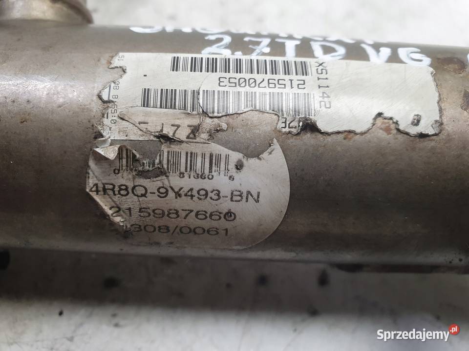 Jaguar XF 27 D CHŁODNICA SPALIN EGR 4R8Q9Y493BN Rudka