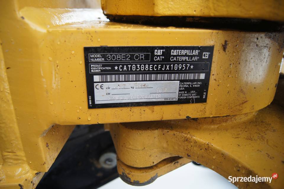 Koparka gąsienicowa CAT 308E2 CR dolnośląskie Olszyna