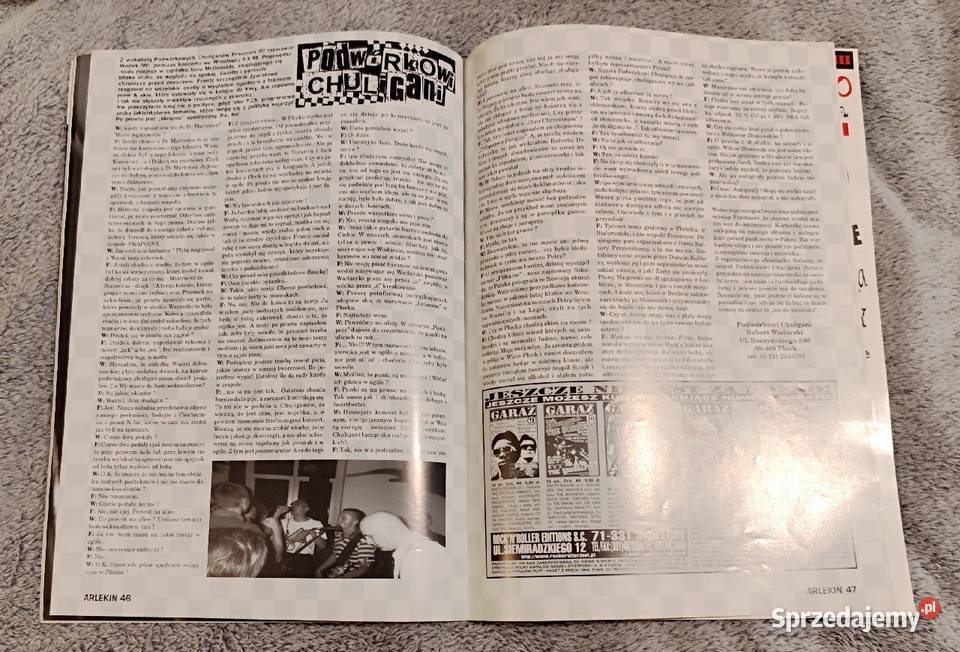 Arlekin 7 Zima 2000 Fanzine punk hardcore reggae Rybnik