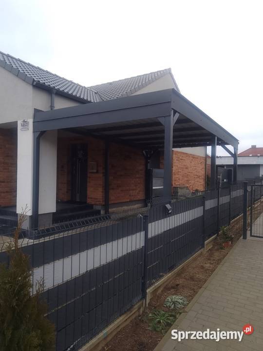 Wiata carport wiata samochodowa metalowa małopolskie Nowy Sącz