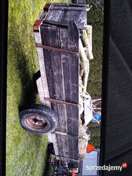 Przyczepa jedno osiowa z chamulcami Ursus małopolskie Kłaj sprzedam