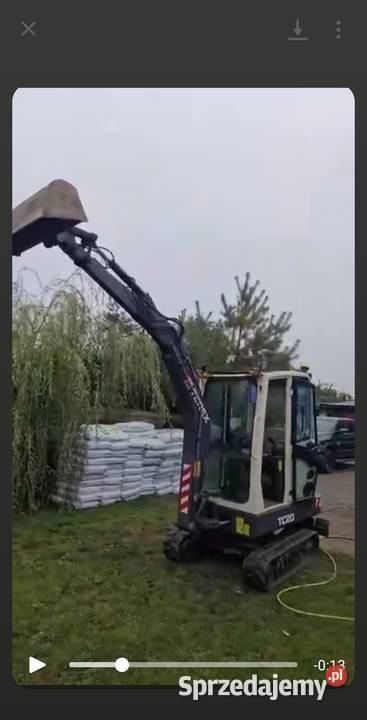 Minikoparka terex nie zachodniopomorskie