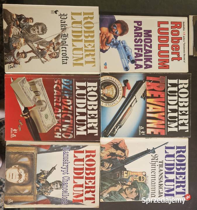 Robert LUDLUM zestaw książek sprzedam