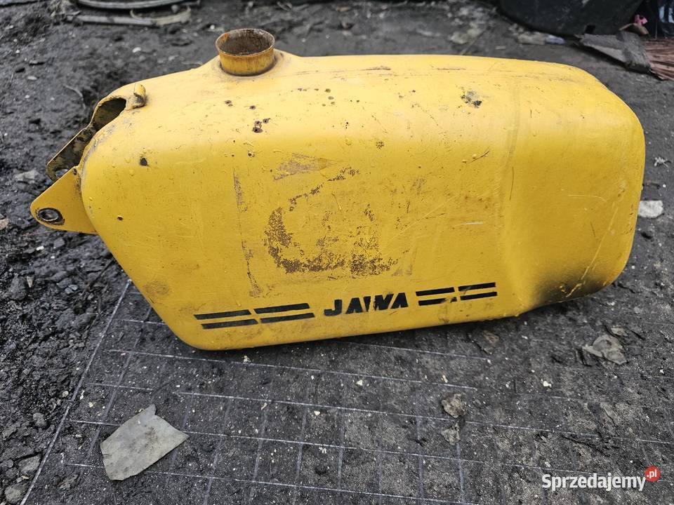 Zbiornik paliwa Jawa Mustang 50 żółty Drzewica