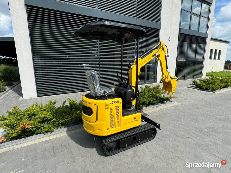 Mini Koparka tania nowa Gunter Grossmann GG800N Brodnica