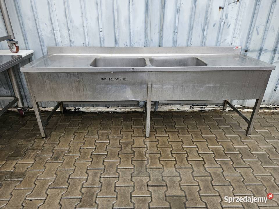 Zlew dwu komorowy 2500x700x85 Gastronomia Krotoszyn